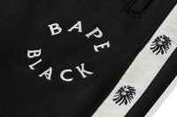 BAPE BLACK TRACK PANTS