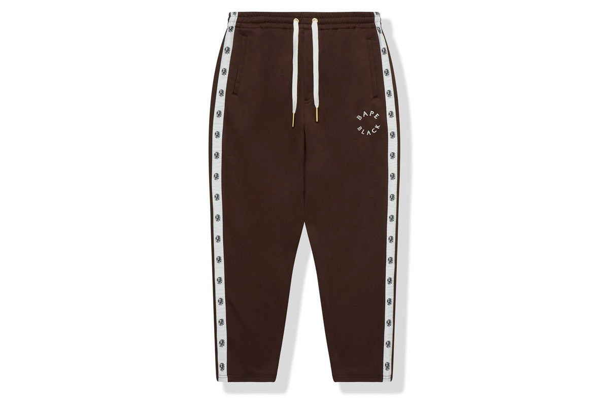BAPE BLACK TRACK PANTS