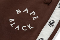 BAPE BLACK TRACK PANTS
