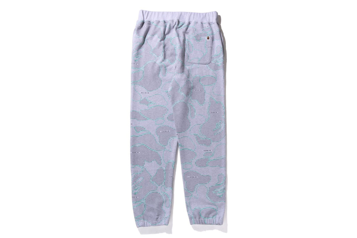TEXT CODE CAMO SWEAT PANTS
