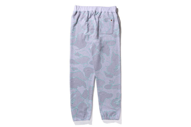 TEXT CODE CAMO SWEAT PANTS