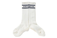 A BATHING APE LINE LONG SOCKS