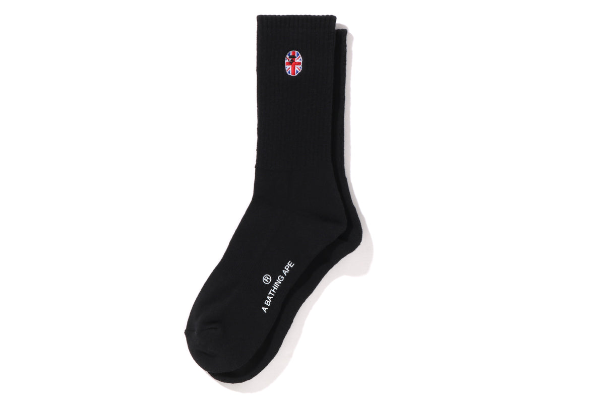 BAPE STOREÂ® LONDON 1ST ANNIV. APE HEAD ONE POINT SOCKS
