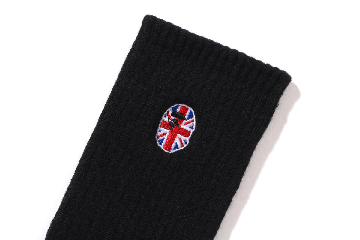 BAPE STOREÂ® LONDON 1ST ANNIV. APE HEAD ONE POINT SOCKS