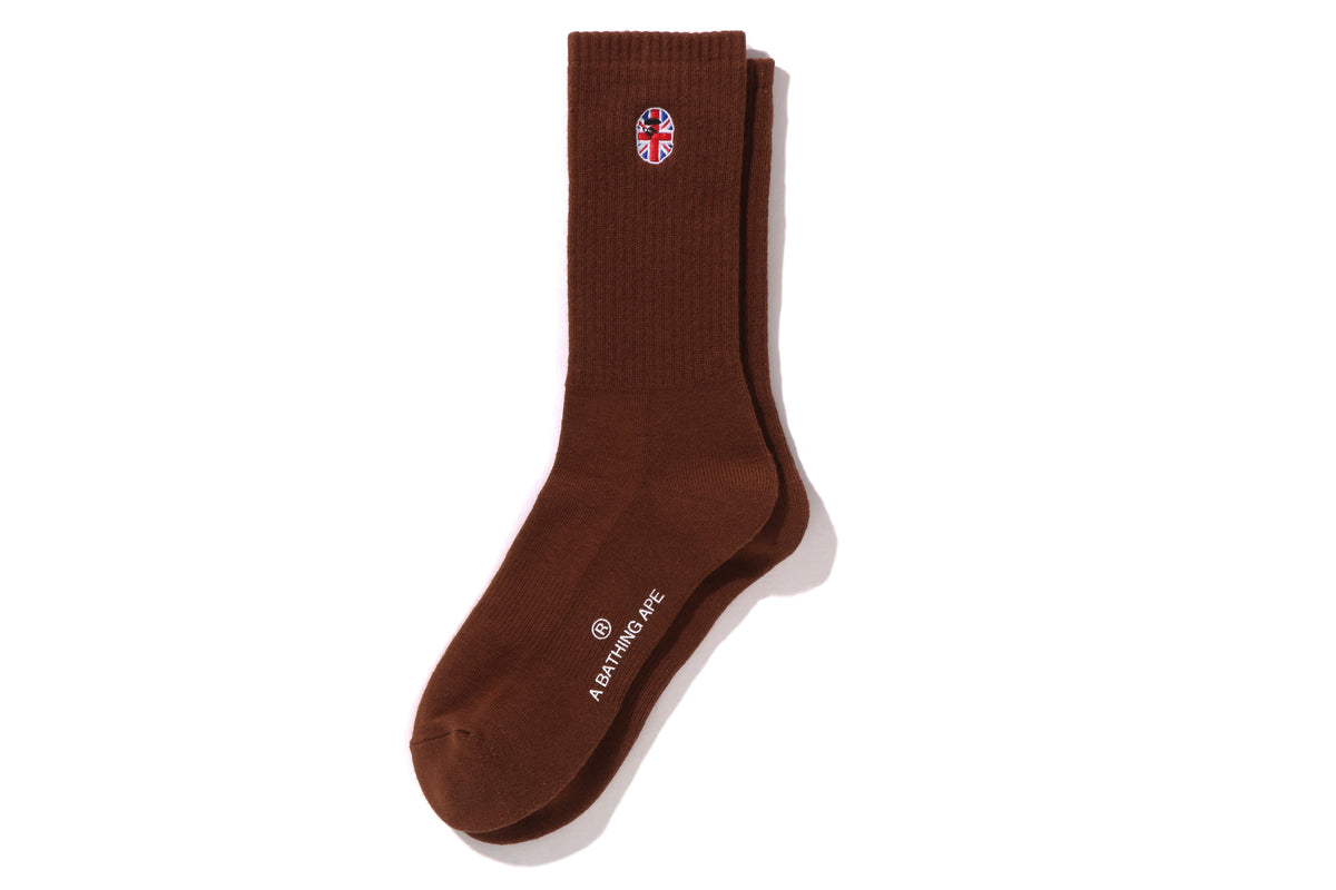 BAPE STOREÂ® LONDON 1ST ANNIV. APE HEAD ONE POINT SOCKS