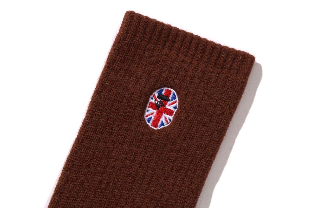 BAPE STOREÂ® LONDON 1ST ANNIV. APE HEAD ONE POINT SOCKS