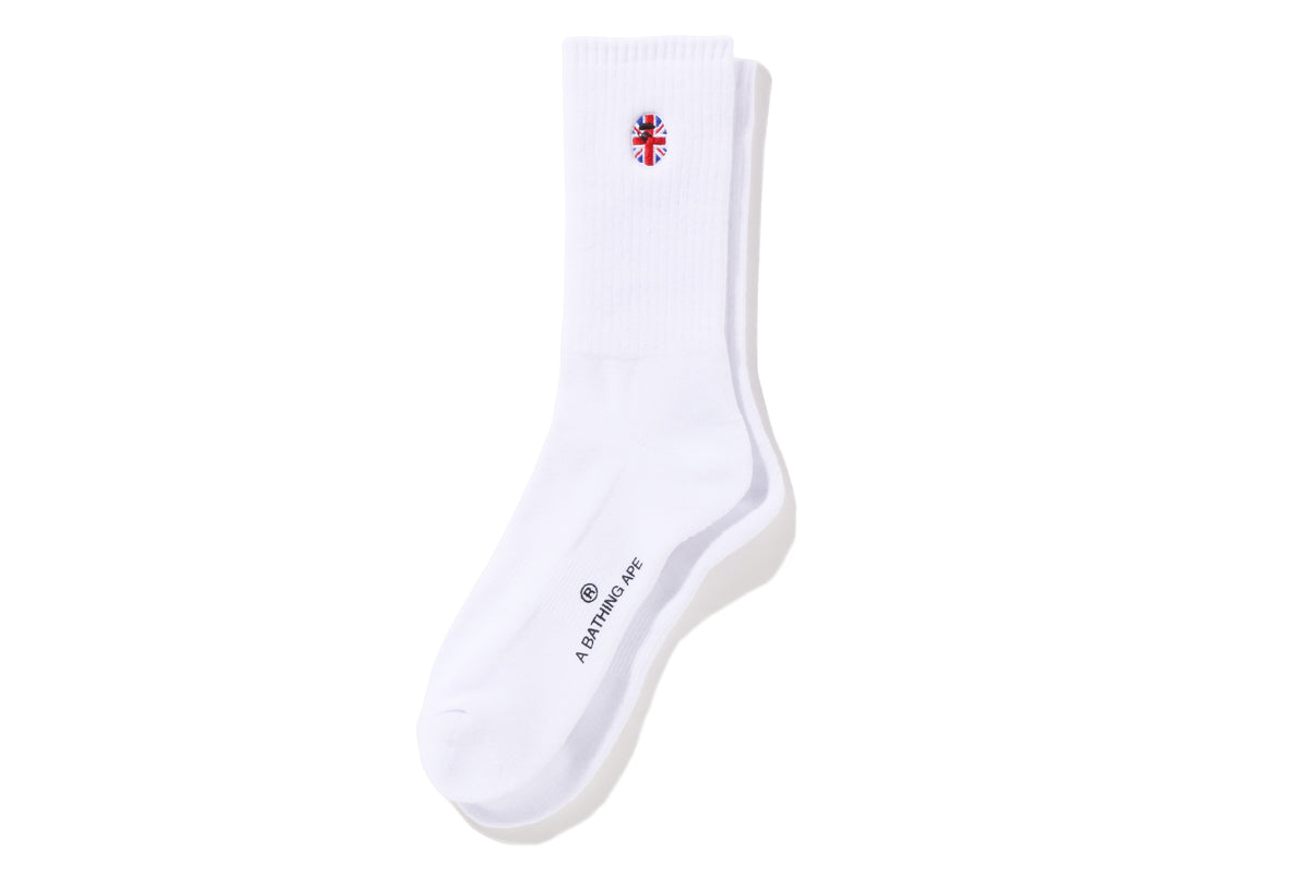 BAPE STOREÂ® LONDON 1ST ANNIV. APE HEAD ONE POINT SOCKS