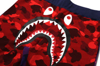CRAZY CAMO SHARK SWEAT SHORTS