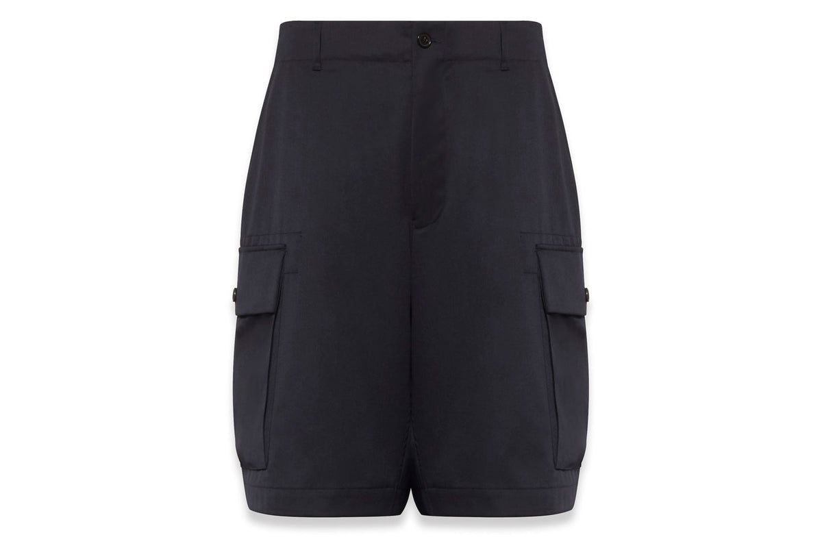 BAPE BLACK CARGO SHORTS