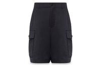 BAPE BLACK CARGO SHORTS