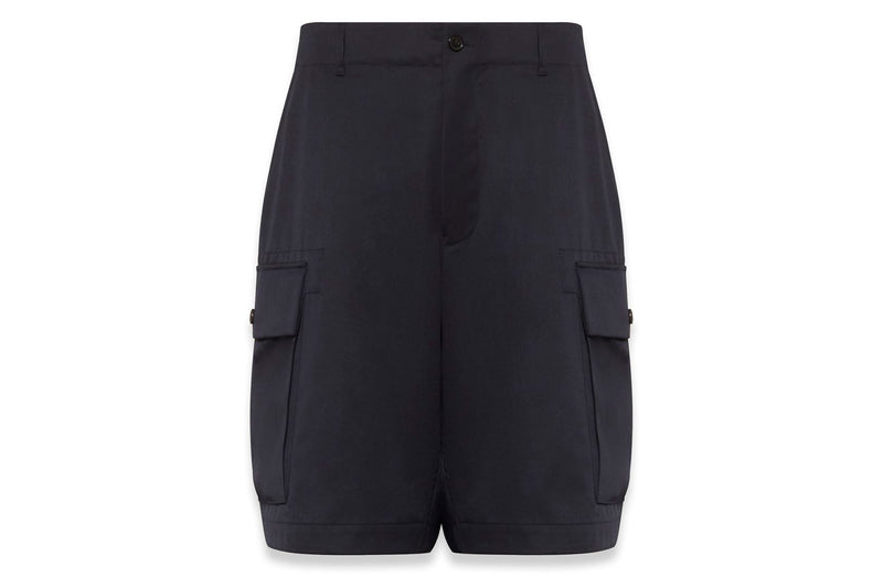 BAPE BLACK CARGO SHORTS