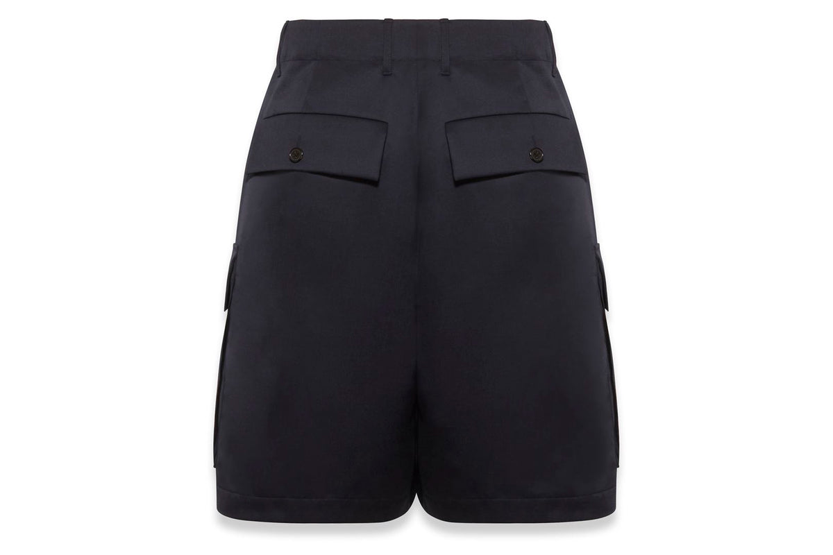 BAPE BLACK CARGO SHORTS
