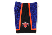 BAPE® X MITCHELL & NESS NEW YORK KNICKS JERSEY SHORTS