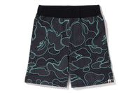 TEXT CODE CAMO SWEAT SHORTS