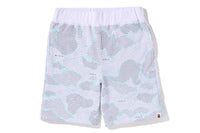 TEXT CODE CAMO SWEAT SHORTS