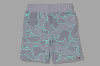 TEXT CODE CAMO SWEAT SHORTS
