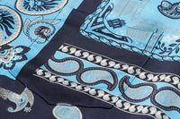 BAPE BLACK PRINTED SHORT SLEEVE SILK SHIRT