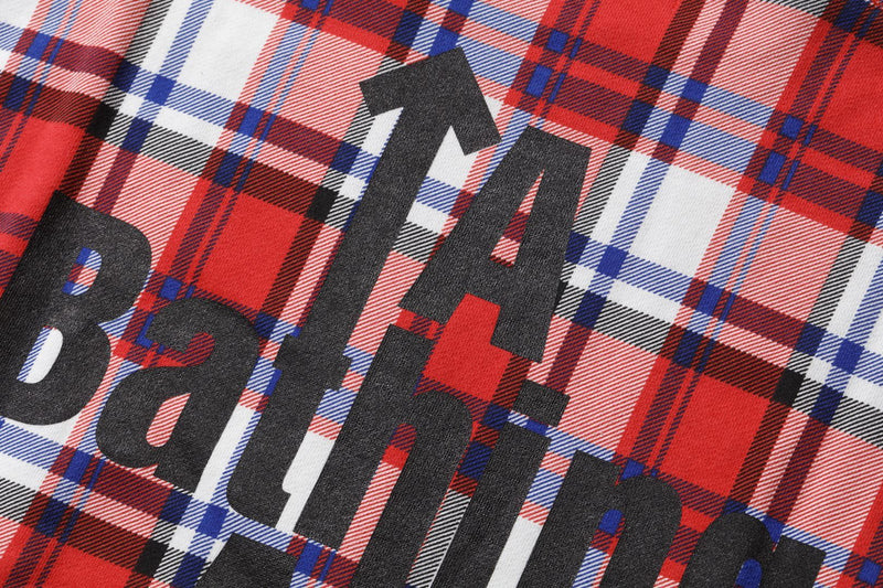 BAPE STORE LONDON BAPE CHECK RLX CREWNECK