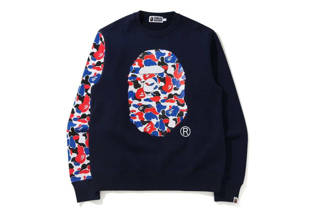BAPE STOREÂ® LONDON CAMO WIDE CREWNECK