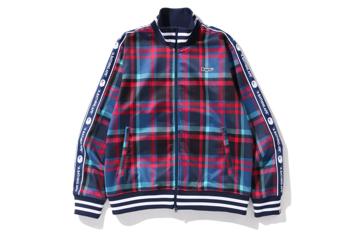 BAPE CHECK JERSEY TOP
