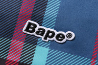 BAPE CHECK JERSEY TOP