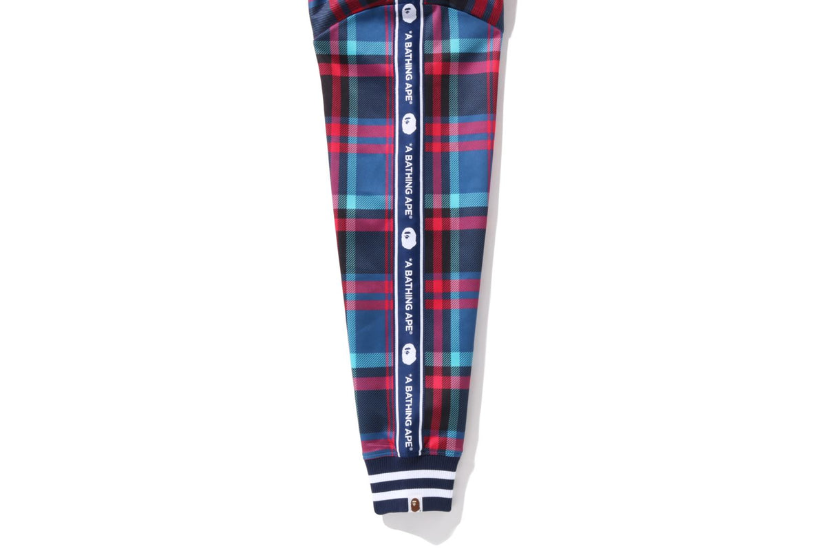 BAPE CHECK JERSEY TOP