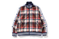 BAPE CHECK JERSEY TOP