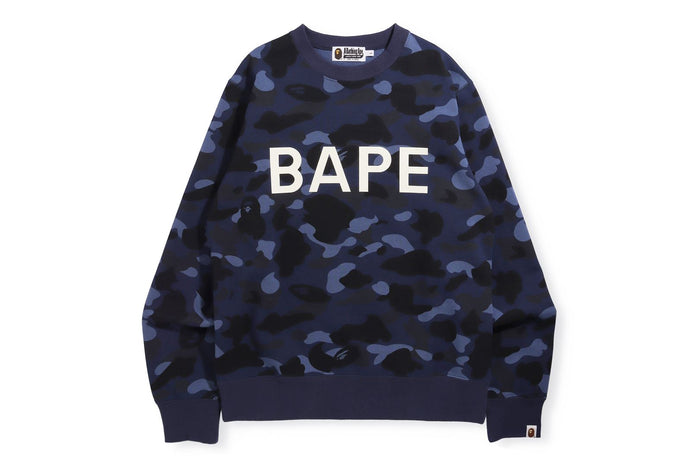 COLOR CAMO BAPE CREWNECK