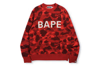 COLOR CAMO BAPE CREWNECK