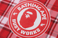 BAPE CHECK GIFT BUSY WORKS CREWNECK