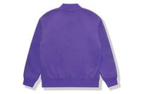 BAPE BLACK MENS CONTRAST STRIPE TRACK JACKET