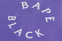 BAPE BLACK MENS CONTRAST STRIPE TRACK JACKET