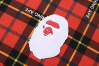 BAPE LOGO CHECK LOOSE FIT CREWNECK