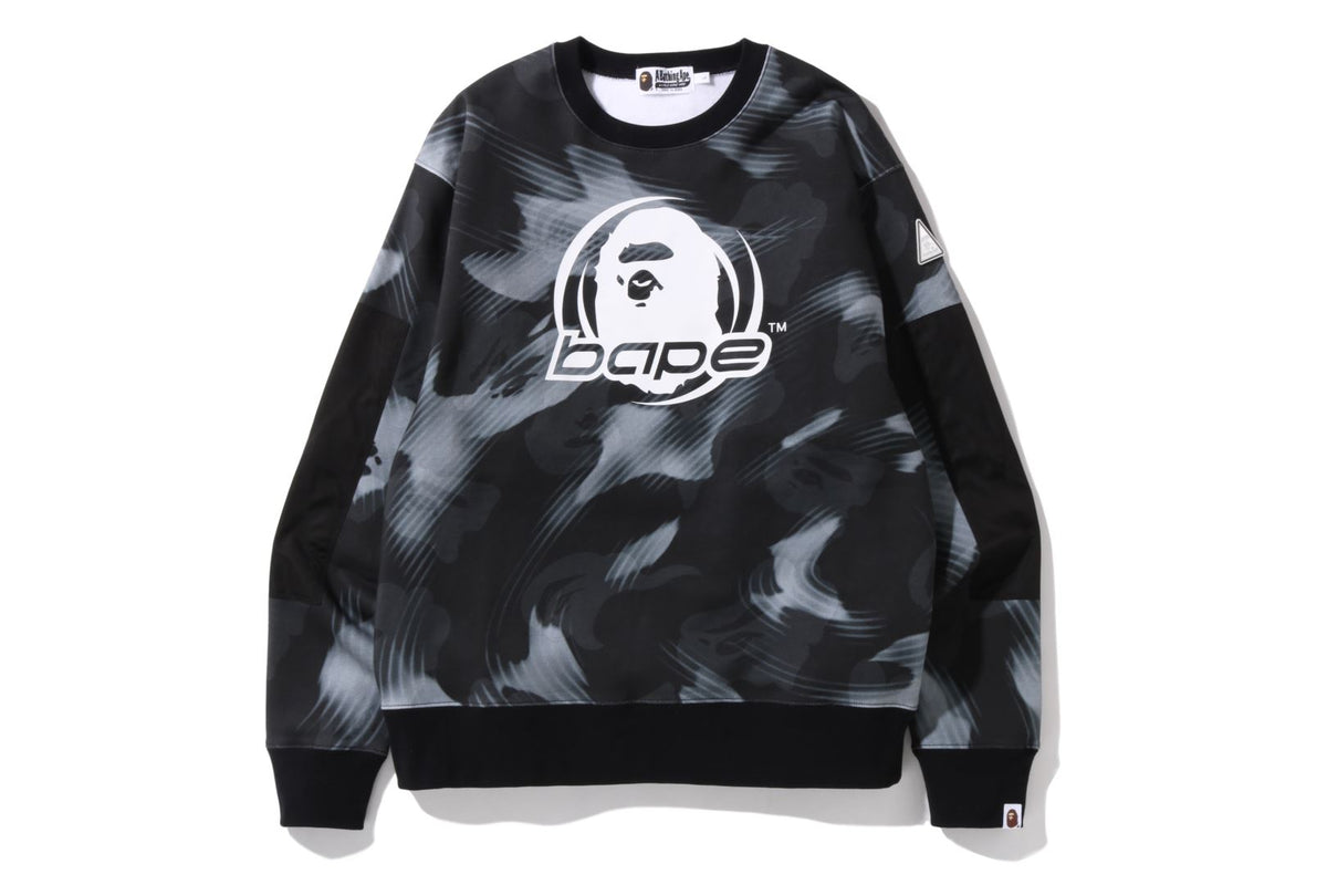 STROKE CAMO RELAXED FIT CREWNECK