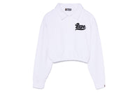 BAPE HALF ZIP CROPPED CREWNECK