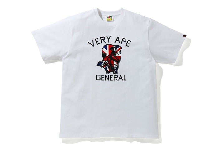 BAPE STORE® LONDON VERY APE COLLEGE GENERAL TEE