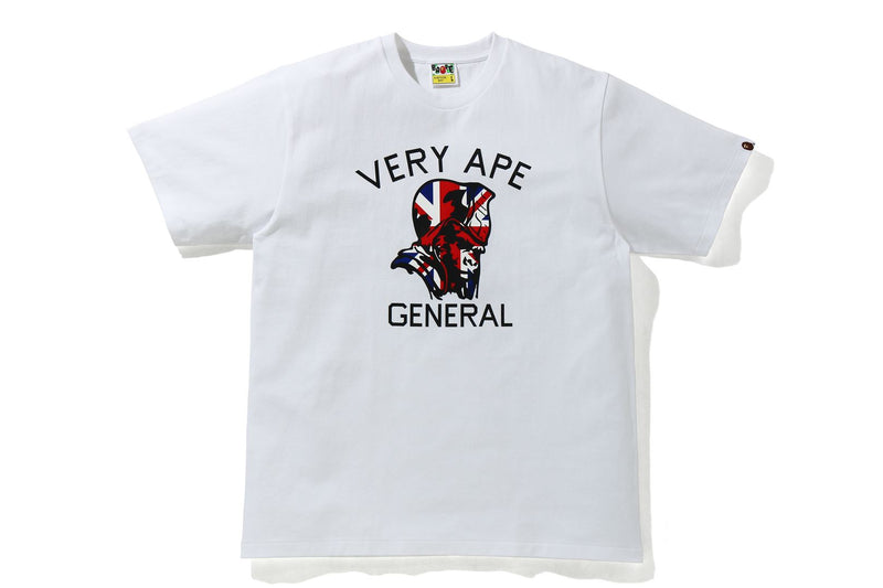 BAPE STORE LONDON VERY APE COLLEGE GENERAL TEE