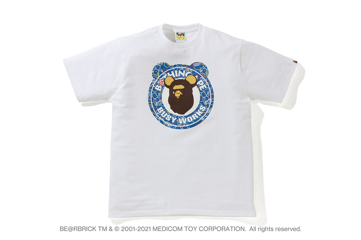 MEDICOM TOY CAMO BE@R BUSY WORKS TEE