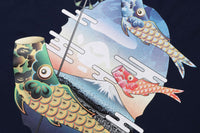 BAPE KIDS KOINOBORI CARP FLAGS APE HEAD TEE