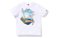 BAPE KIDS KOINOBORI CARP FLAGS APE HEAD TEE