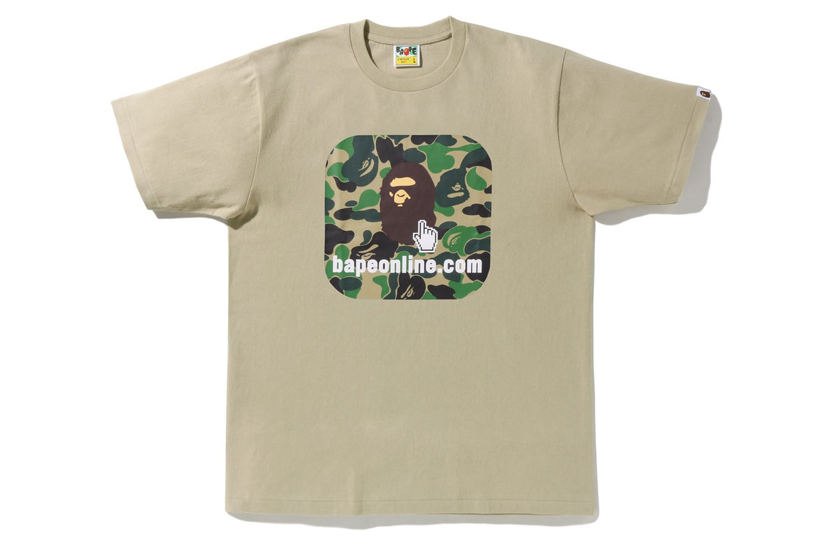 BAPE MENS ABC CAMO BAPE ONLINE T-SHIRT