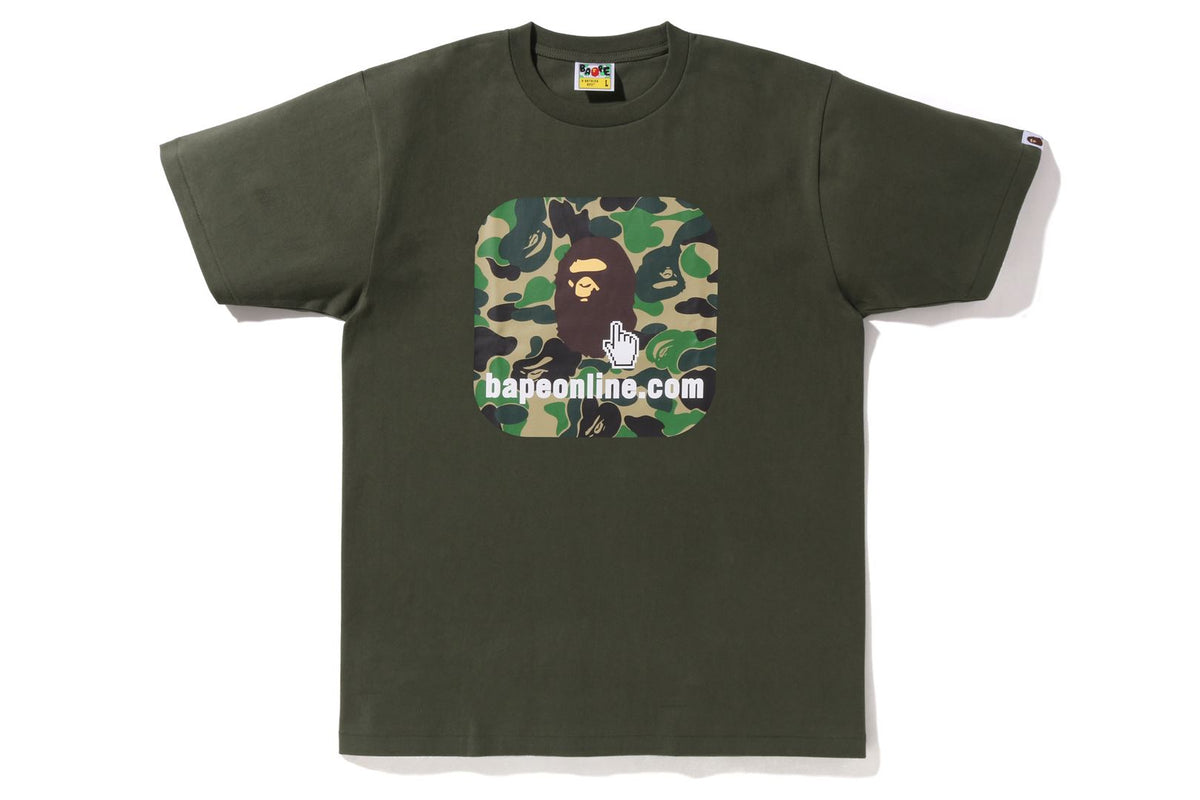 BAPE MENS ABC CAMO BAPE ONLINE T-SHIRT