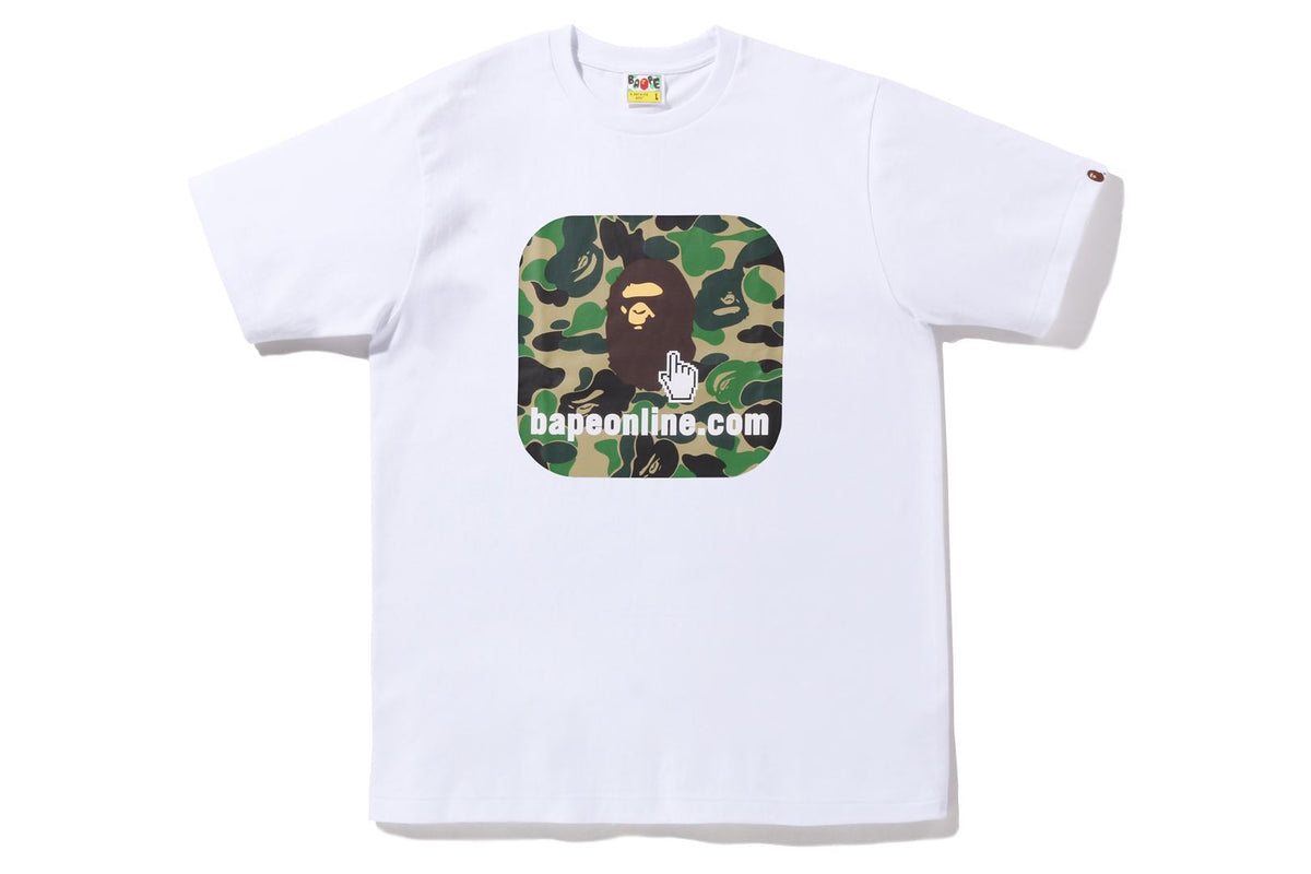 BAPE MENS ABC CAMO BAPE ONLINE T-SHIRT