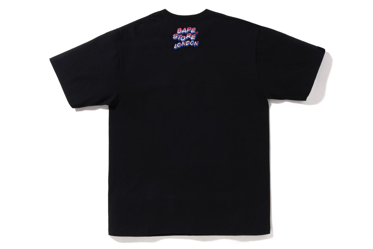 BAPE STOREÂ® LONDON 1ST ANNIV. UNION JACK COLLEGE TEE