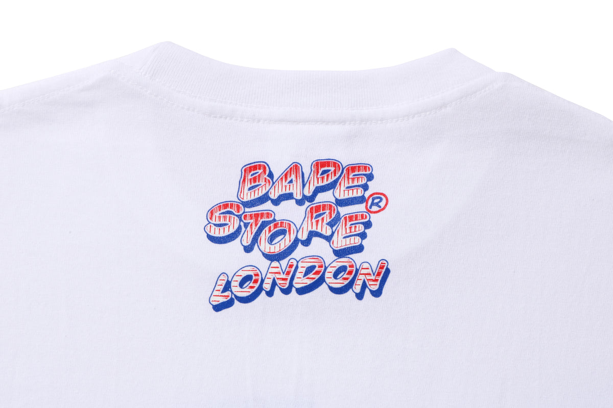 BAPE STOREÂ® LONDON 1ST ANNIV. UNION JACK COLLEGE TEE