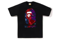 COLOR CAMO CRAZY BY BATHING APE TEE