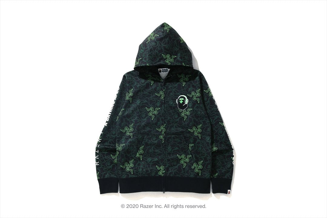 BAPEÂ® X RAZER FULL ZIP HOODIE