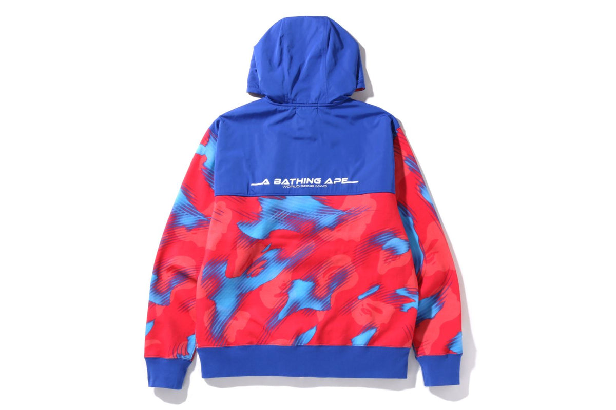 STROKE CAMO RELAXED FIT ZIP HOODIE