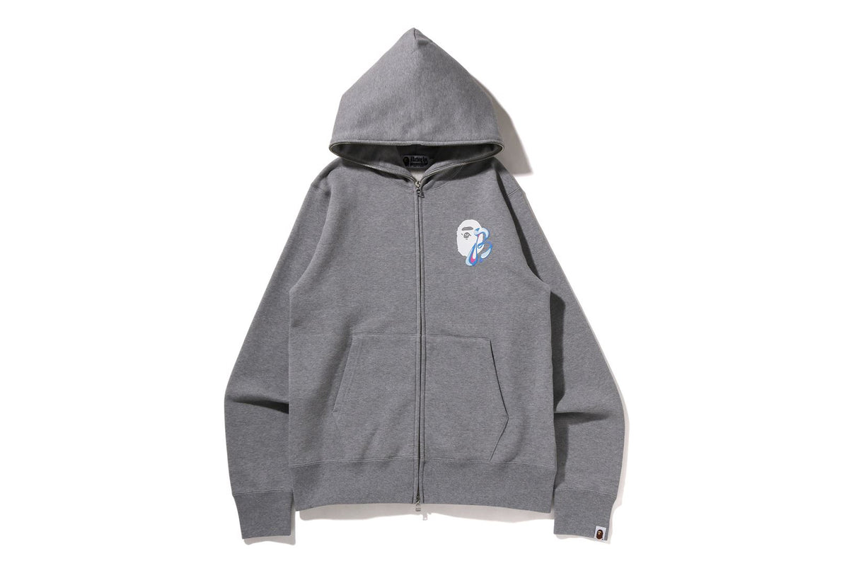 MARBLE CAMO LIQUID COLLEGE FULL ZIP HOODIE