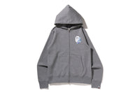 MARBLE CAMO LIQUID COLLEGE FULL ZIP HOODIE